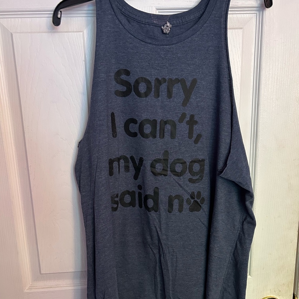 COPY - Blue tank top